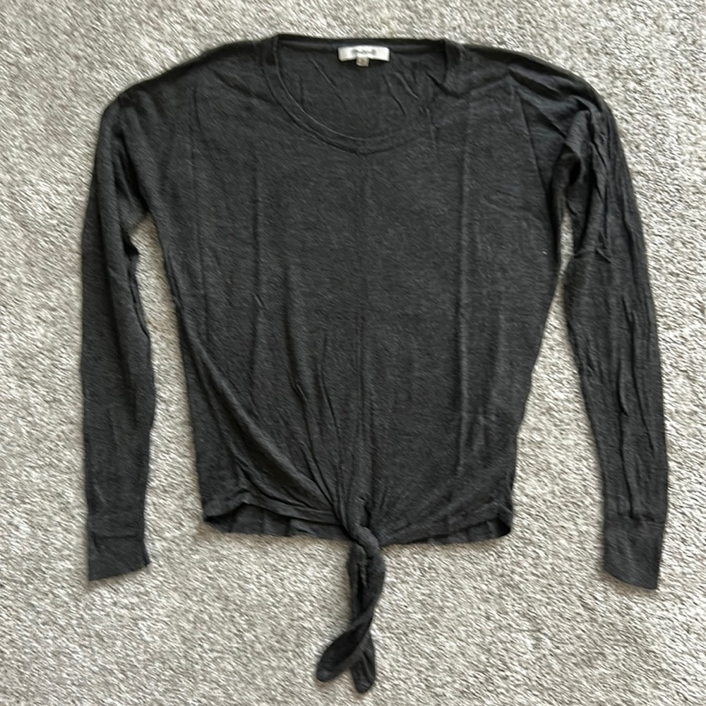 Madewell top with tie